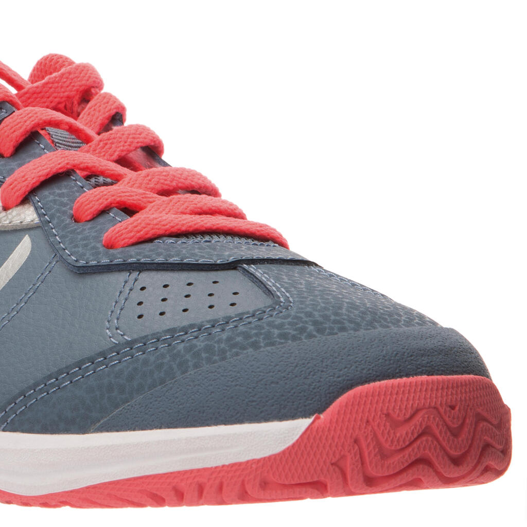 TS760 Kids' Tennis Shoes - Grey/Pink