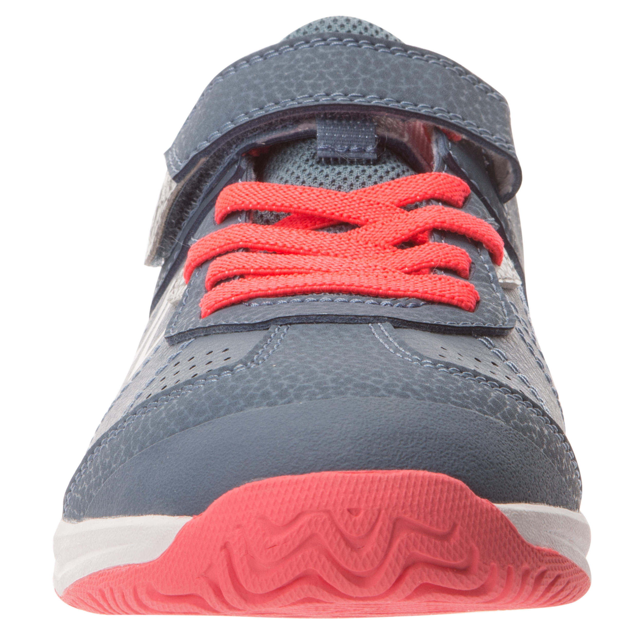 TS760 Kids' Tennis Shoes - Grey/Pink 6/10