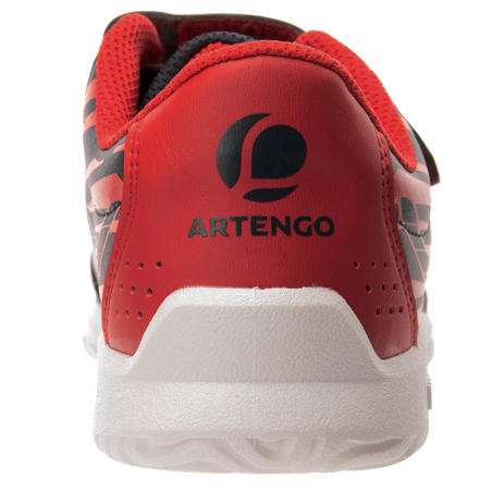 CHAUSSURES ENFANT TENNIS TS130 BLEU ROUGE ARTENGO