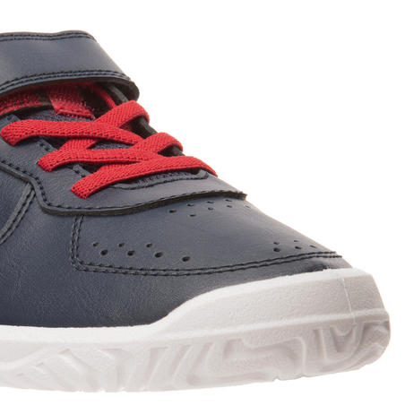 CHAUSSURES ENFANT TENNIS TS130 BLEU ROUGE ARTENGO