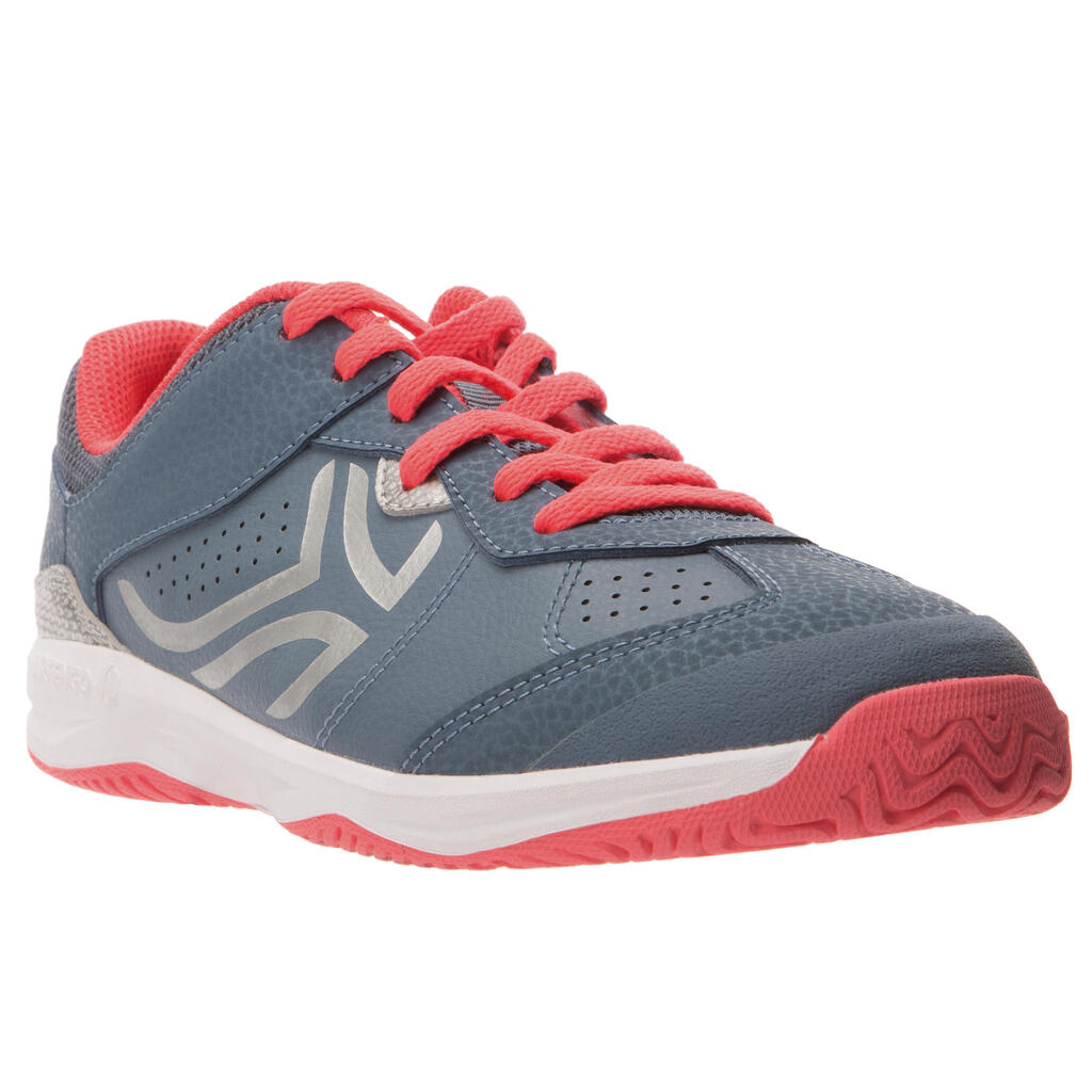 TS760 Kids' Tennis Shoes - Grey/Pink