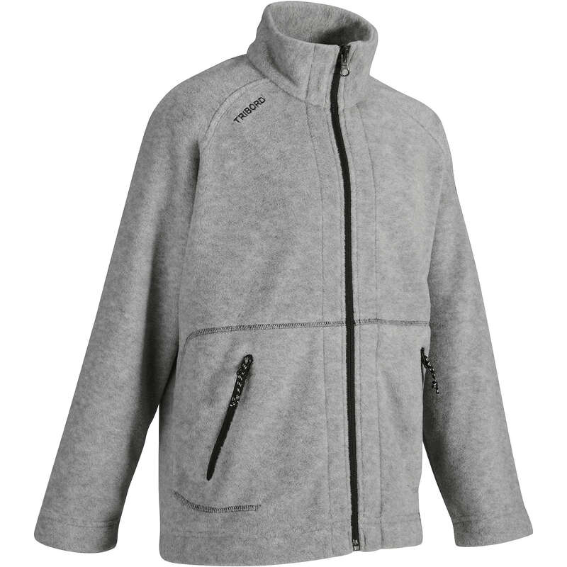 CRUISING RAINY AND COLD WEATHER JR - 100 Kids' Fleece Mottled Grey