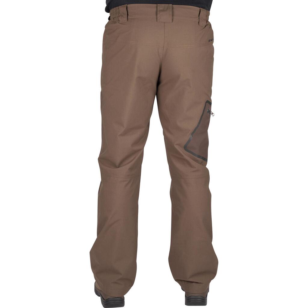 900 reinforced waterproof trousers - brown