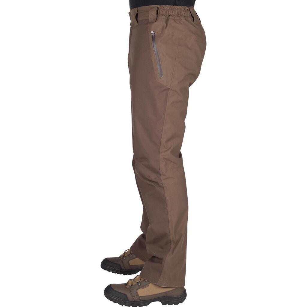 900 reinforced waterproof trousers - brown