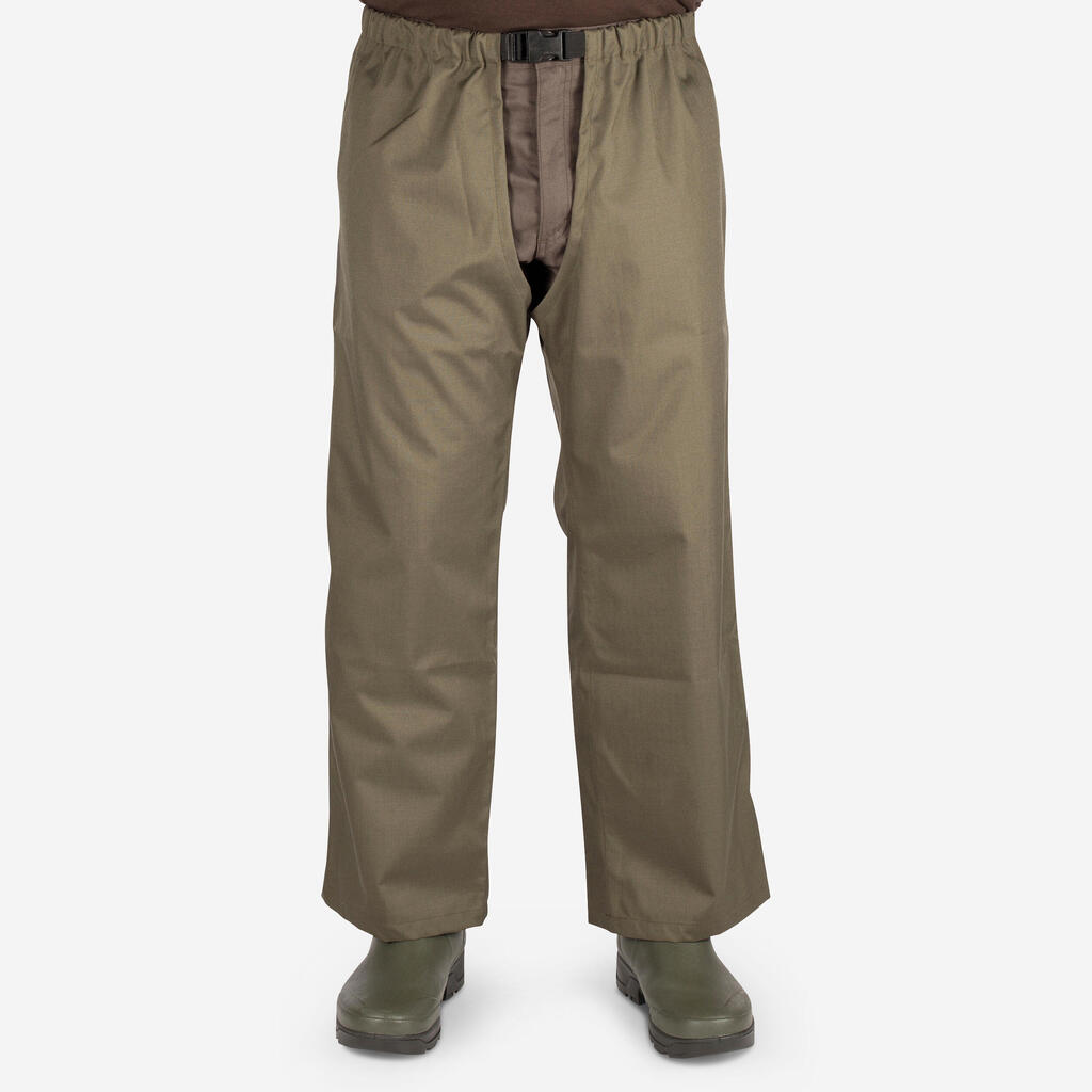 Poľovnícke nohavicové návleky Renfort 500 zosilnené zelené