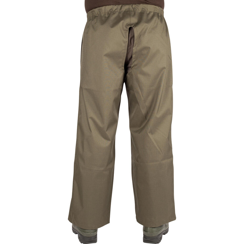 Poľovnícke nohavicové návleky Renfort 500 zosilnené zelené