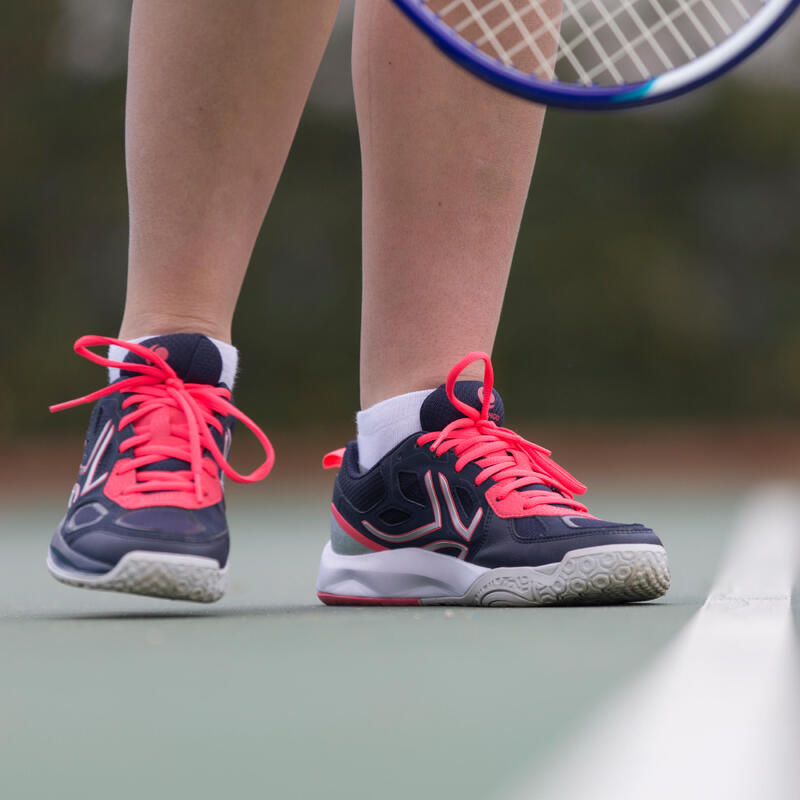 ZAPATILLAS DE TENIS MUJER TS860 Mujer azul rosa