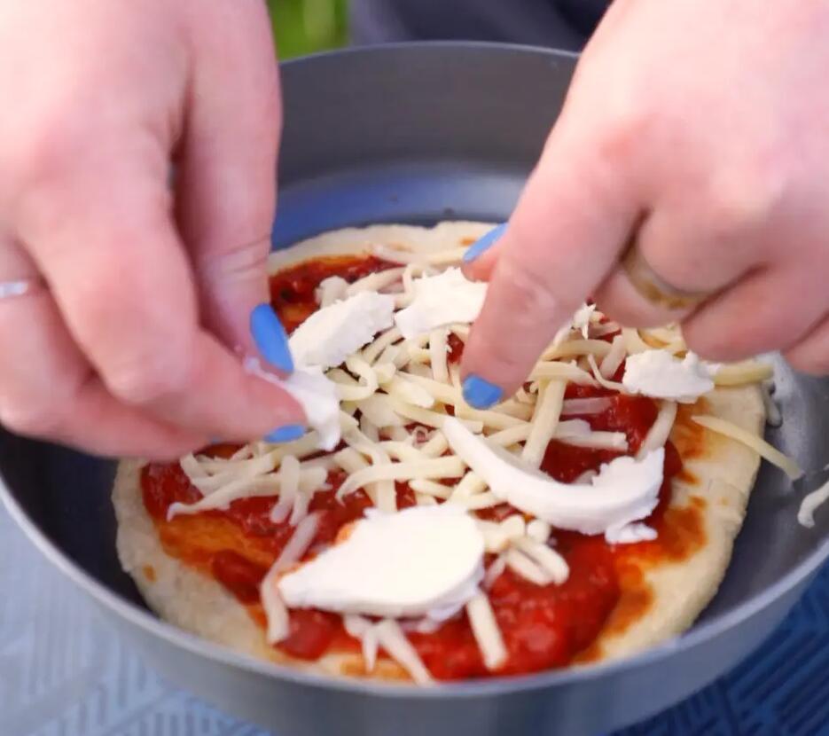 add the fresh mozzarella