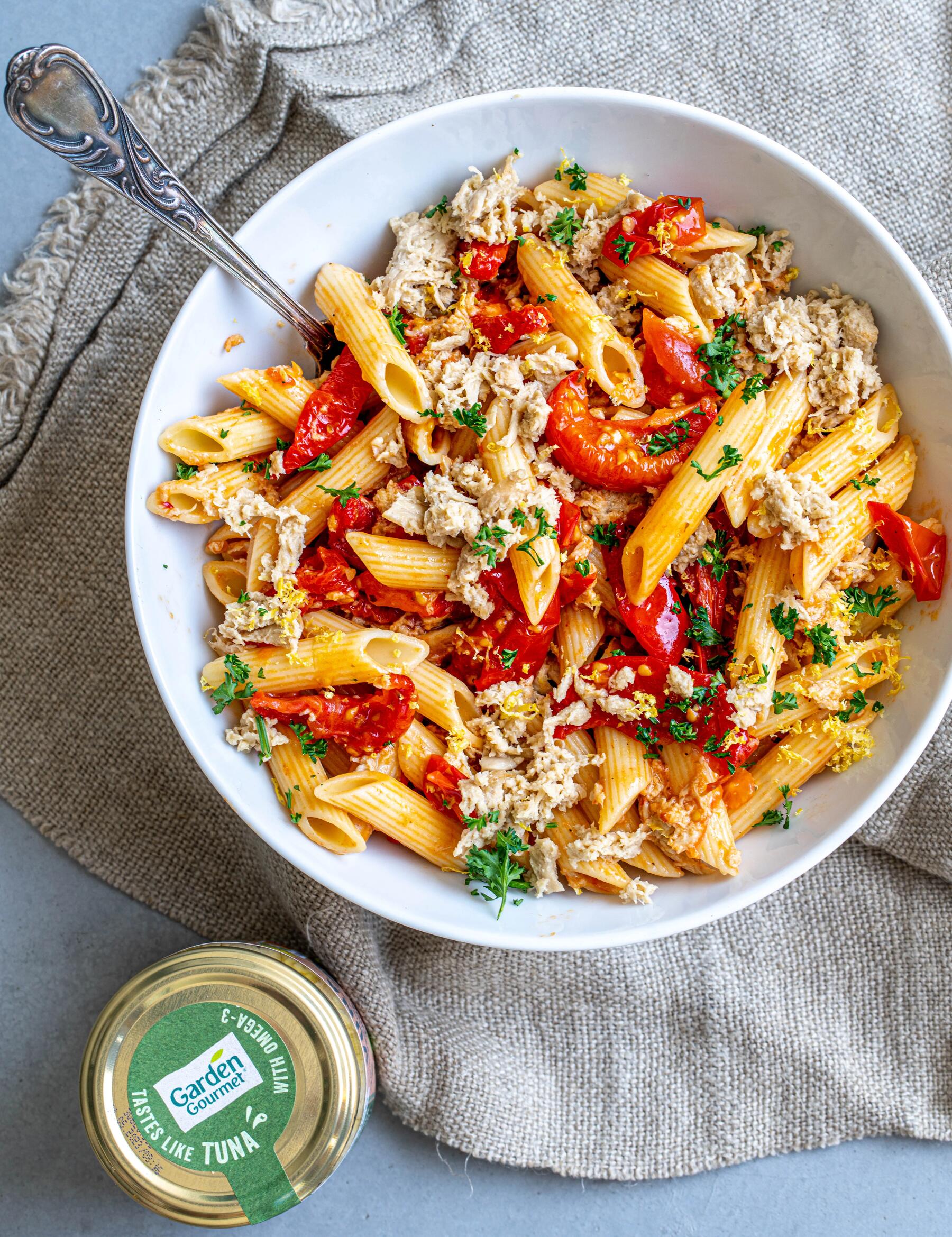 GARDEN GOURMET X DECATHLON: RECEPT PASTA VUNA