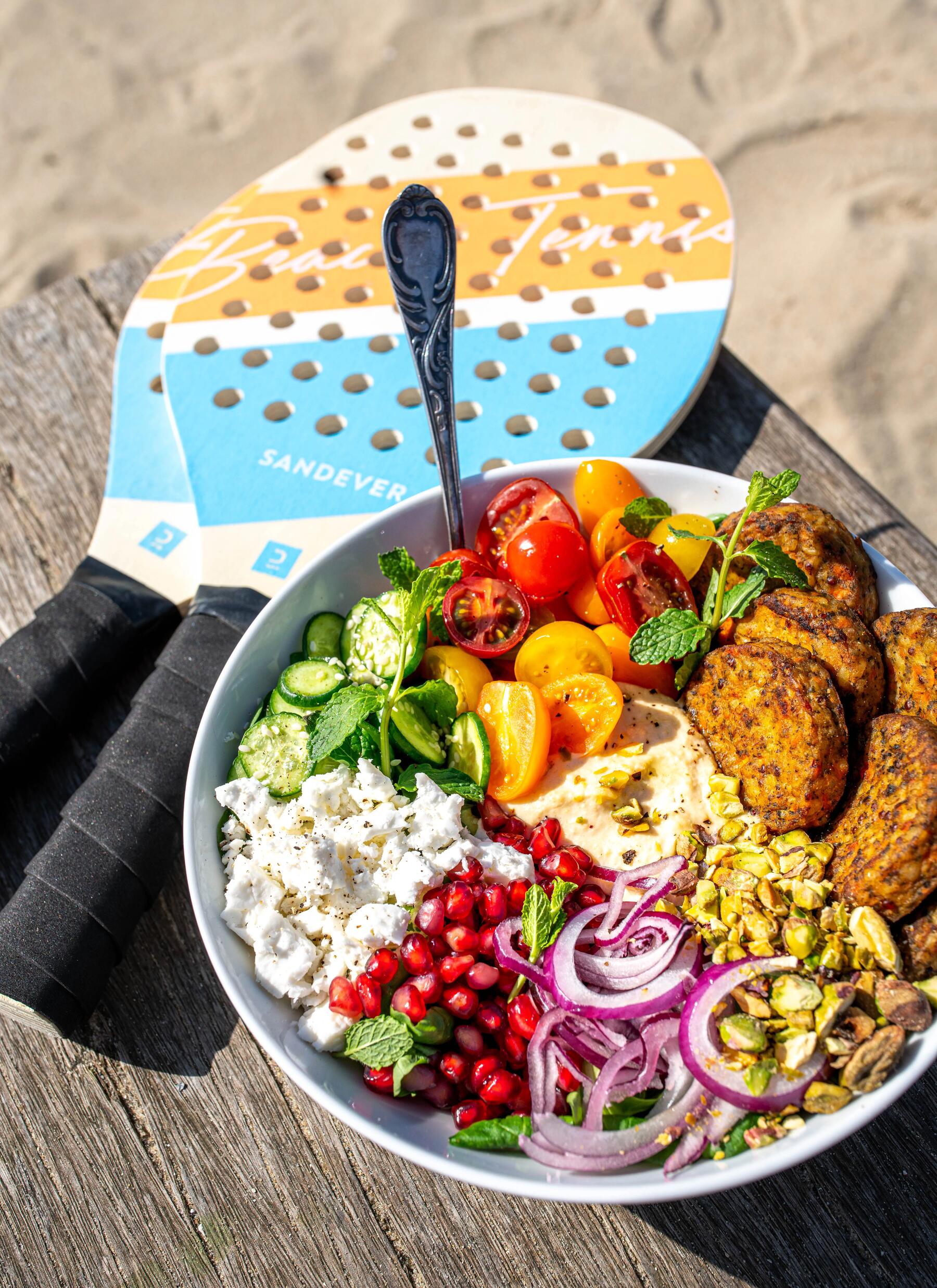 DECATHLON X GARDEN GOURMET: RECEPT QUINOA BITES BOWL 