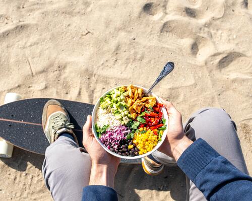 Decathlon x Garden Gourmet: Recept Fajita bowl