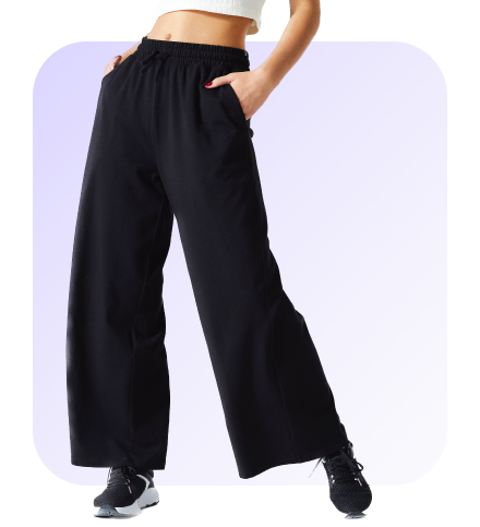 Domyos By Decathlon Women Black Solid Track Pants Price in India, Full  Specifications & Offers | DTashion.com