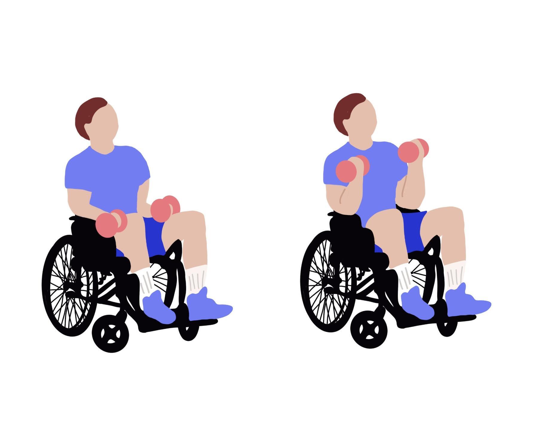 5 exercices pour travailler le haut du corps en fauteuil