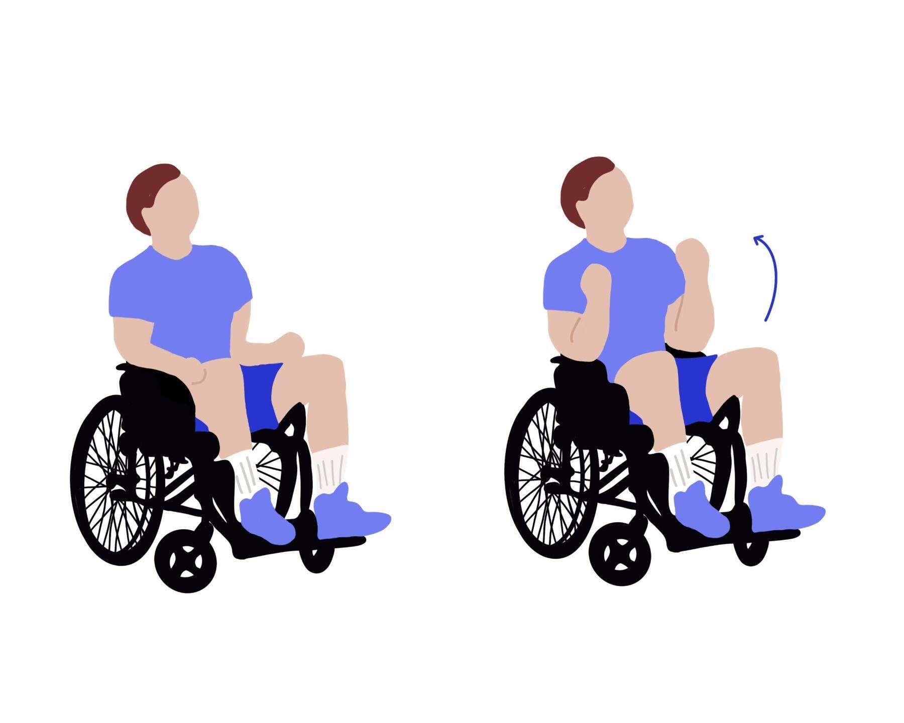 5 exercices pour travailler le haut du corps en fauteuil