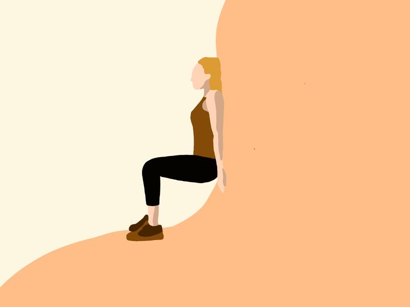 Przysiad przy ścianie (wall squat) – jak wykonać to ćwiczenie?