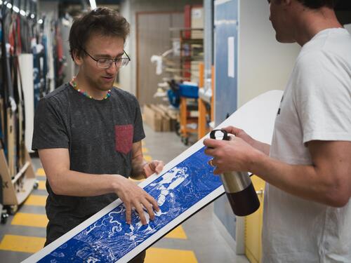 planche de snowboard 