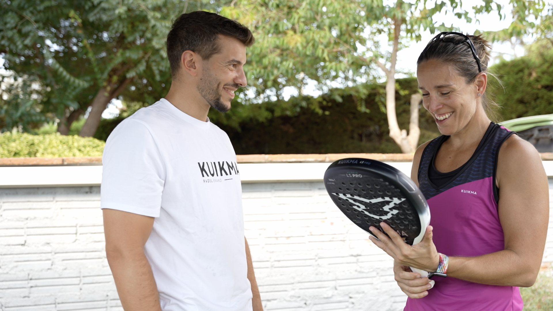 Designing rackets with the best padel players