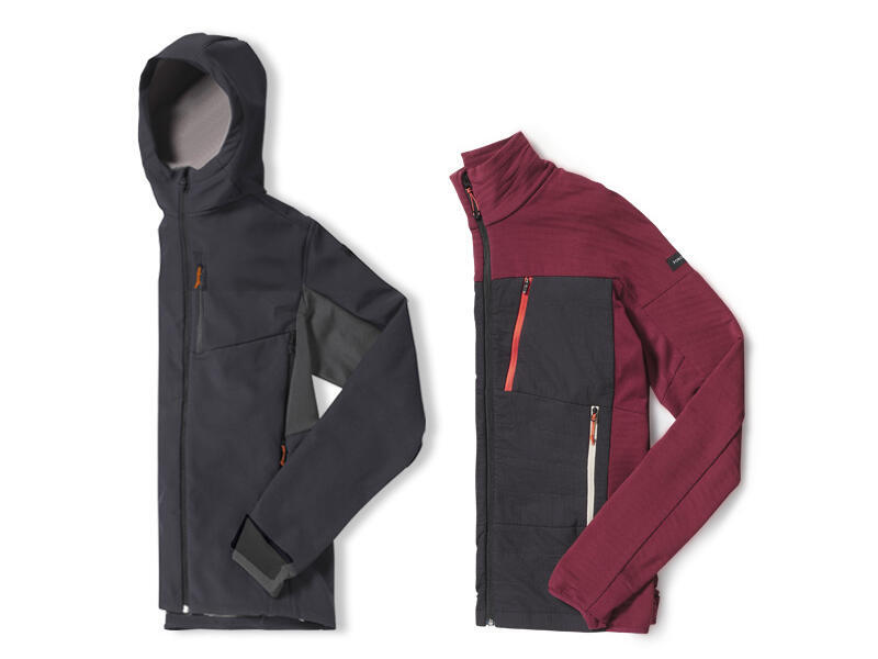 Mid layer hooded jacket in wadding