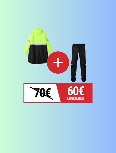 panoplie équipement de pluie 60 euros