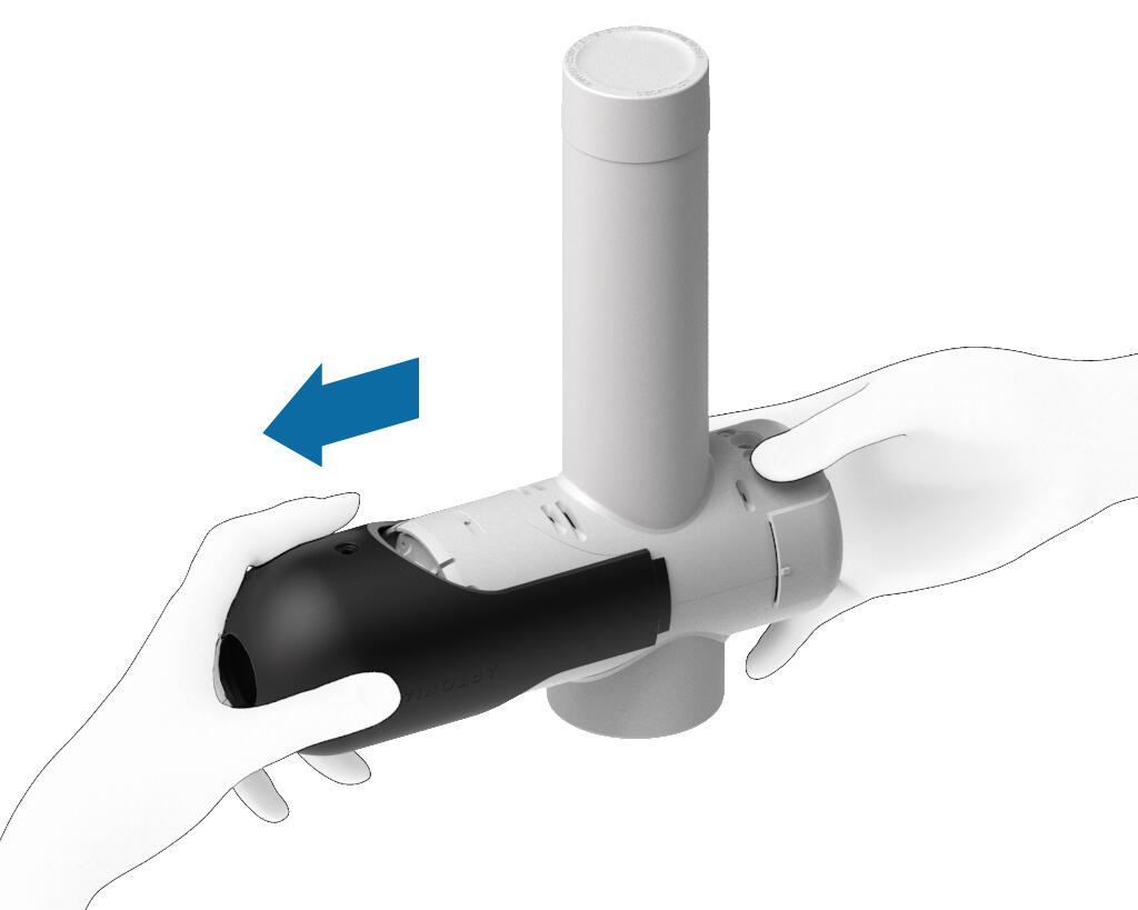 Entfernen der Plastikabdeckung