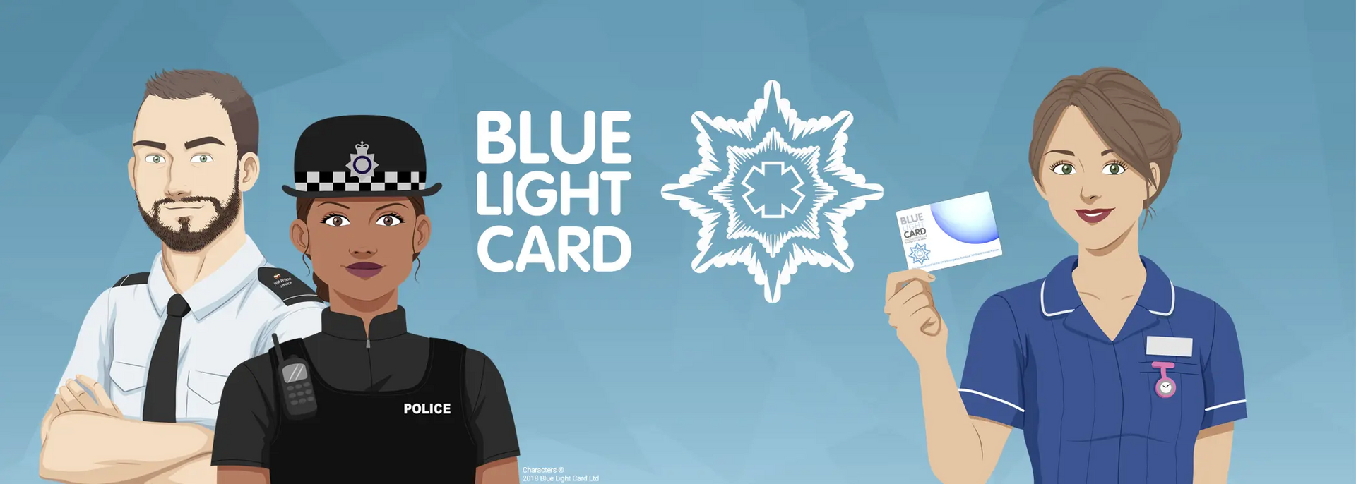 Blue light card