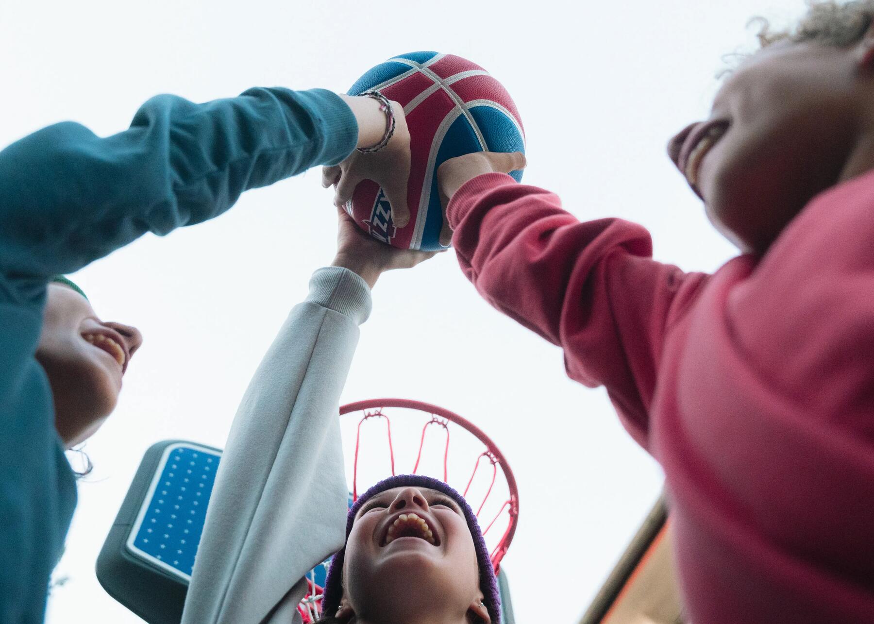 Kerstcadeau basketbal bal kind