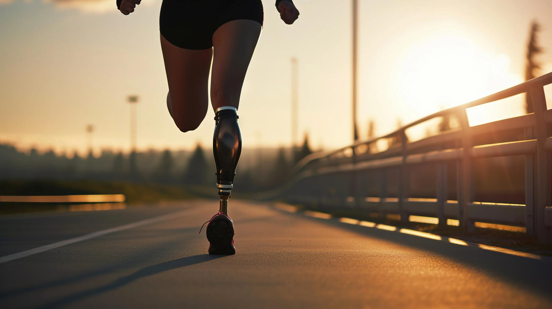 Course à pied : courir avec des lames de sport ou prothèses 