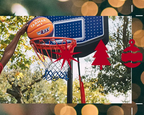 cesto de basquetebol e bola
