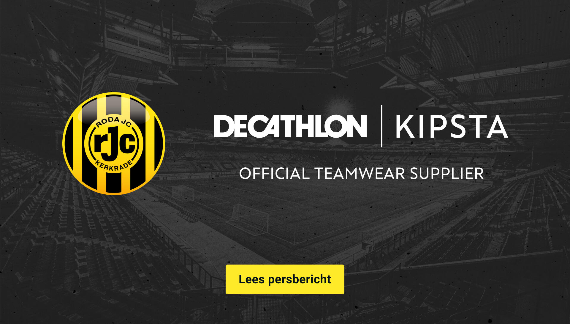 Kipsta Official teamwear supplier Roda JC