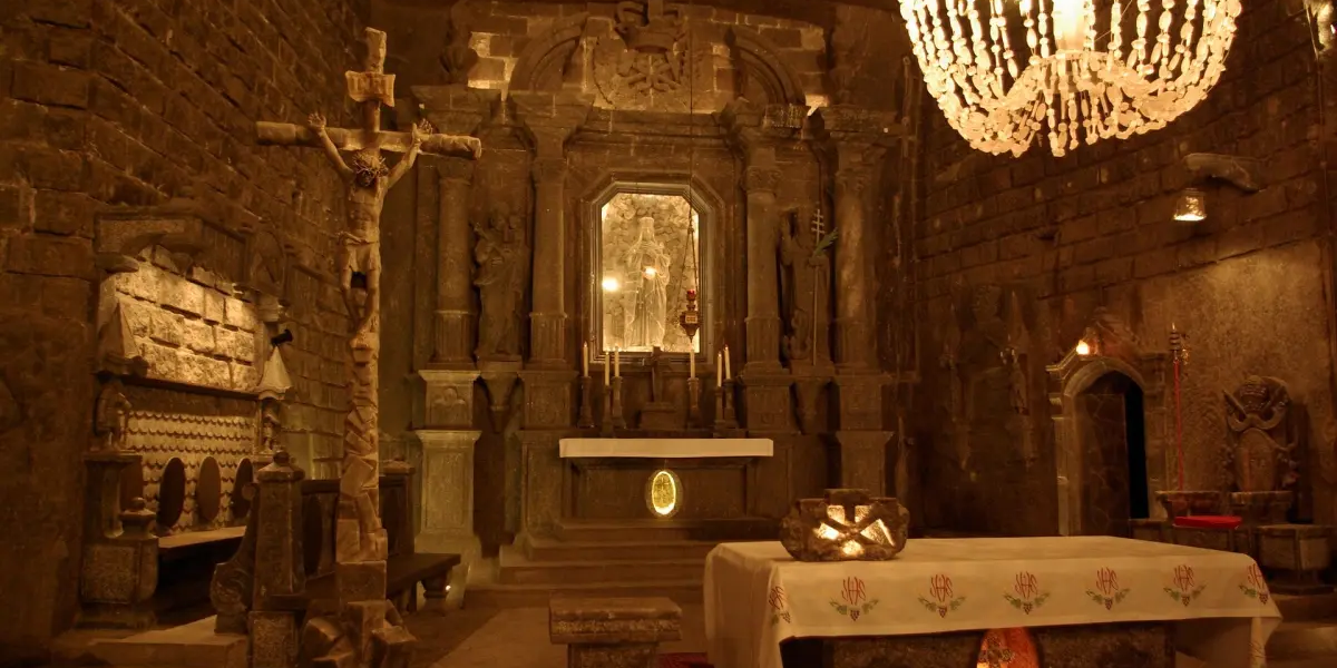 kaplica w kopalni soli w Wieliczce