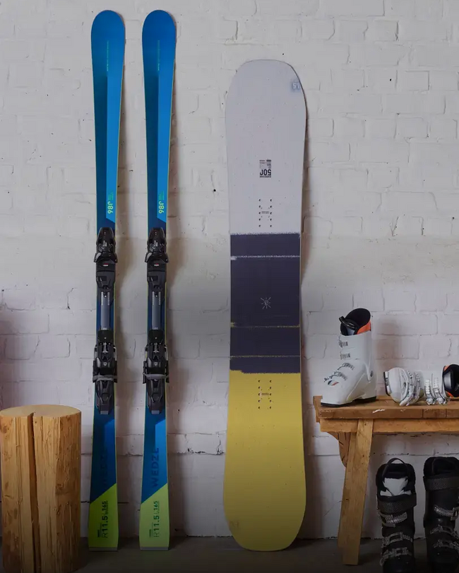 revente matériel de ski, snowboard decathlon