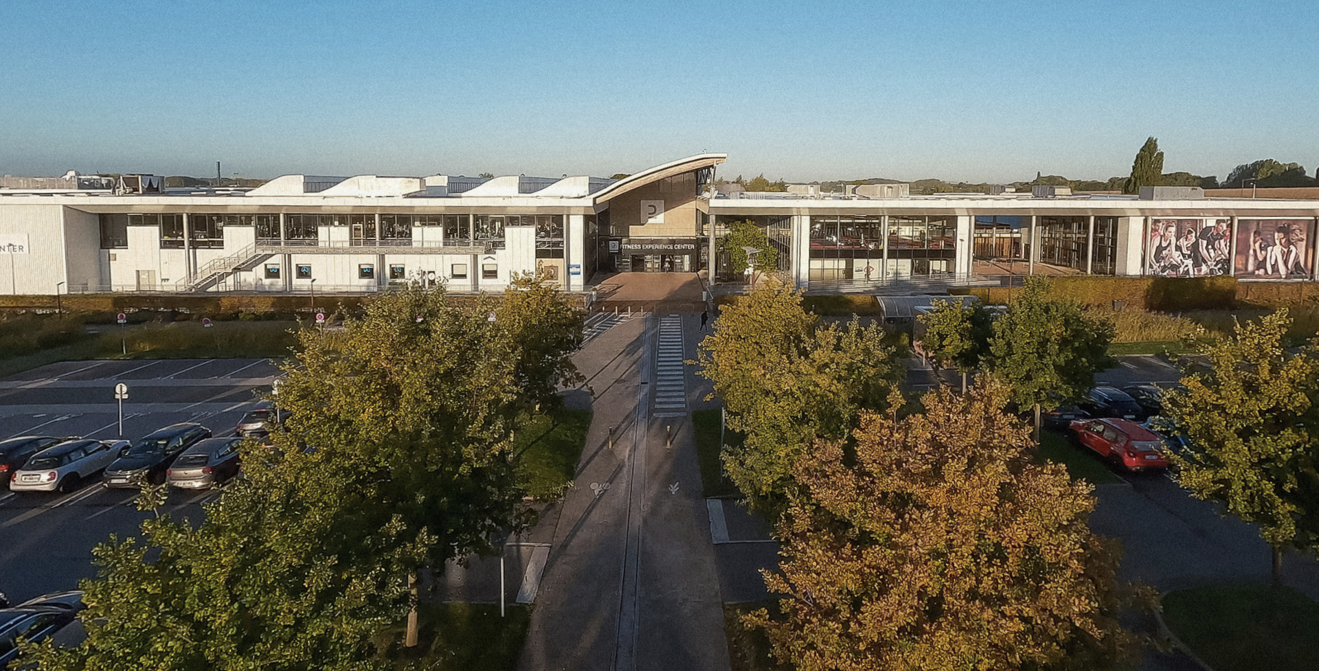 Façade du club de Marcq-en-Baroeul au Decathlon Fitness Exeprience Center