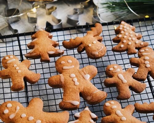Receita gingerbread cookies proteicas