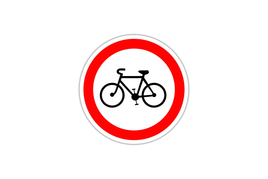 Route nationale trottoir sens interdit. Ou peut on faire du velo