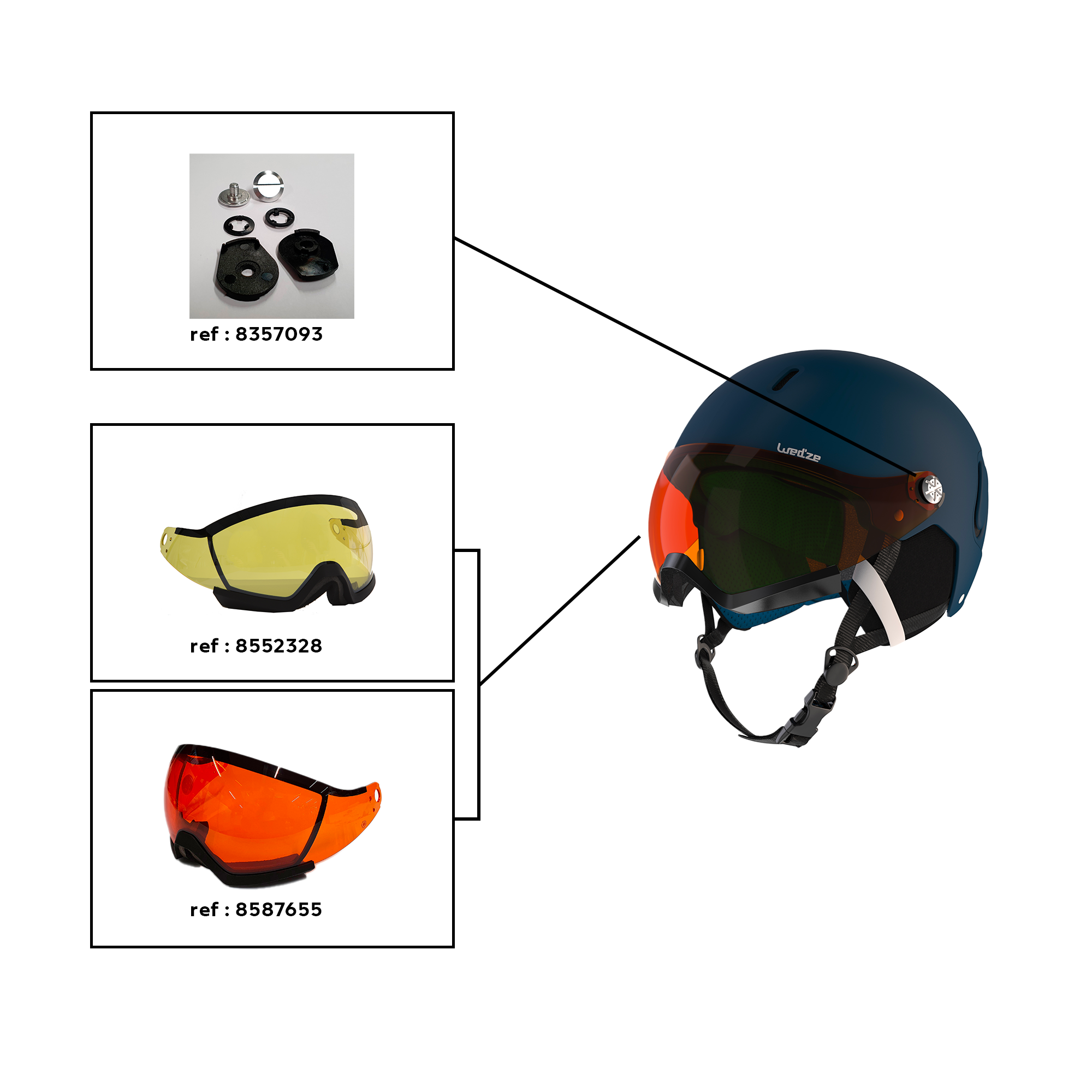 Casque de ski: notice, réparation