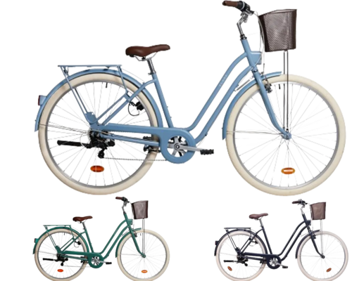 ELOPS 520 HELLBLAU CITY BIKE DECATHLON SUPPORT SITE