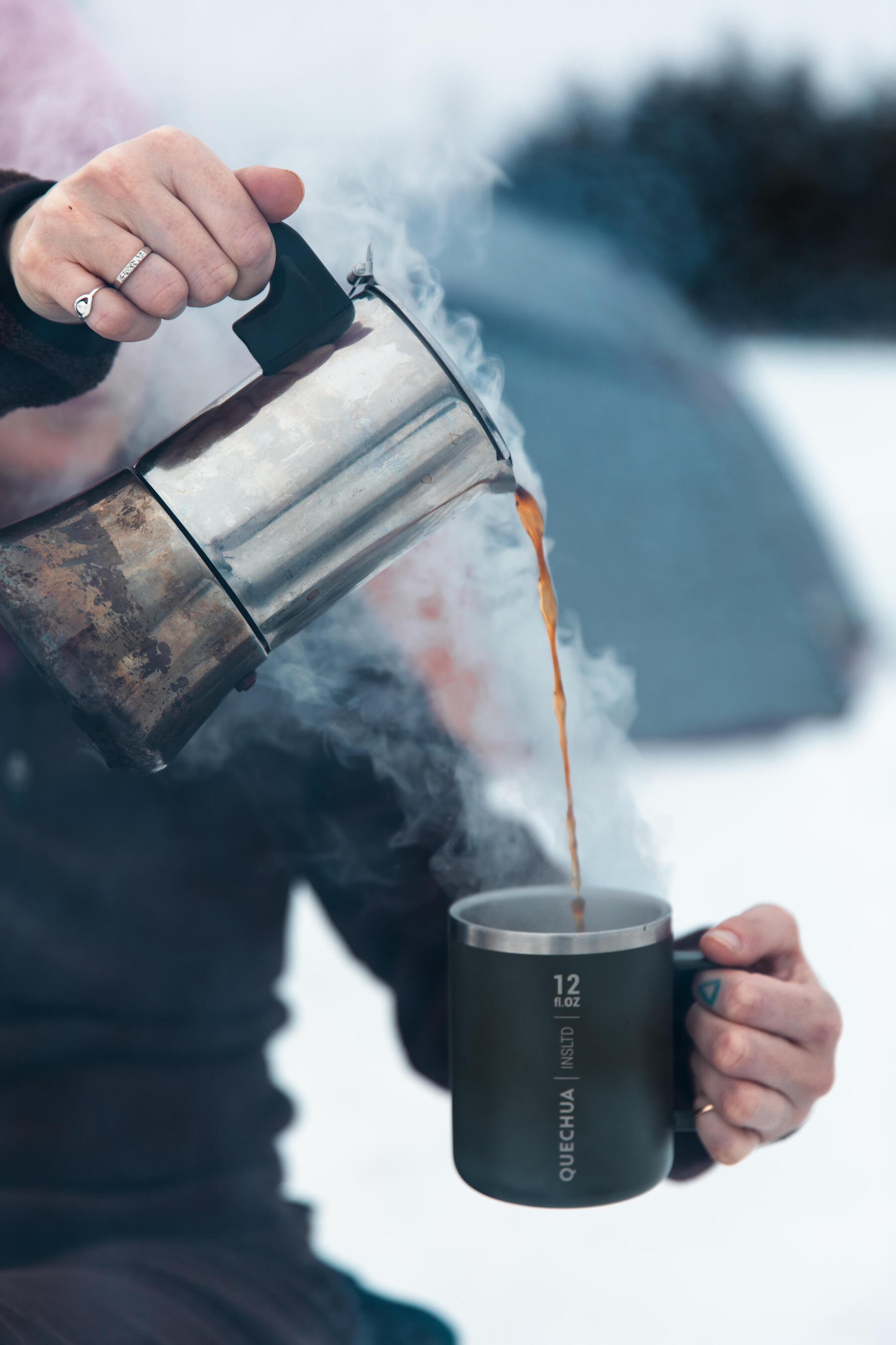 Vor oder nach dem Sport Kaffee trinken