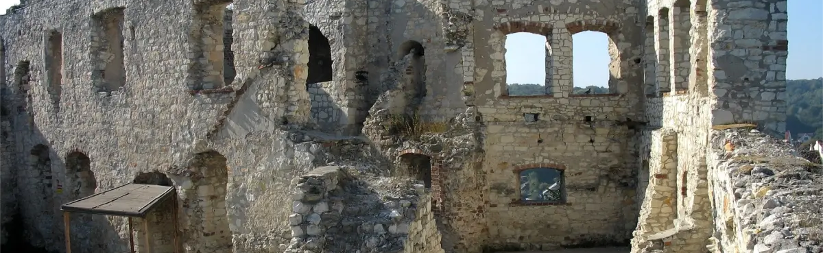 ruiny zamku w Kazimierzu Dolnym