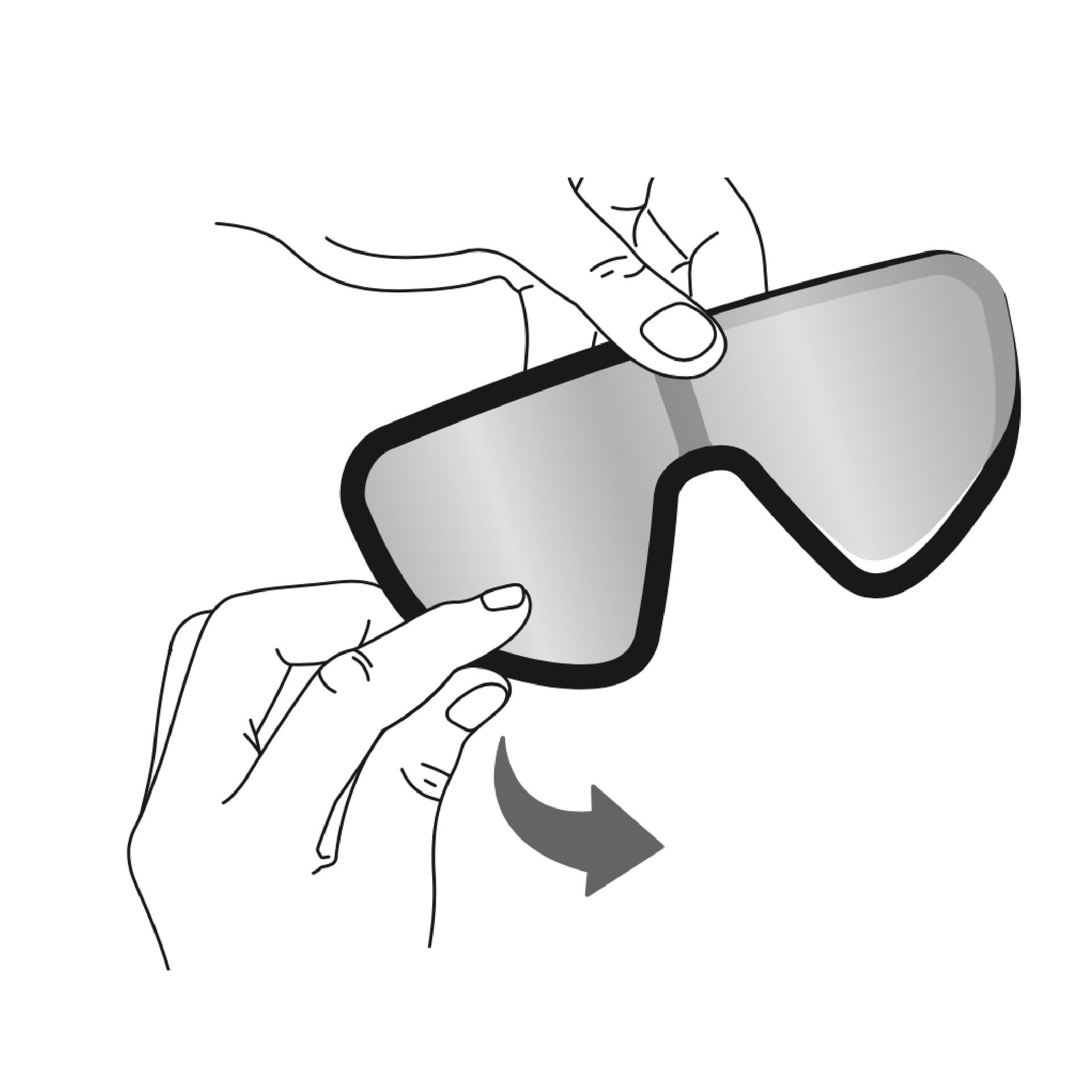 Comment changer les verres des lunettes PERF 900 VAN RYSEL ?  : notice, réparation