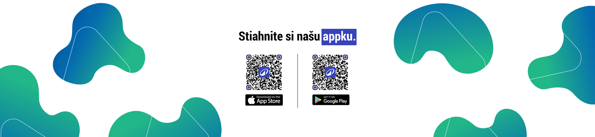 QR kod na našu aplikáciu decathlon na appstore a google play