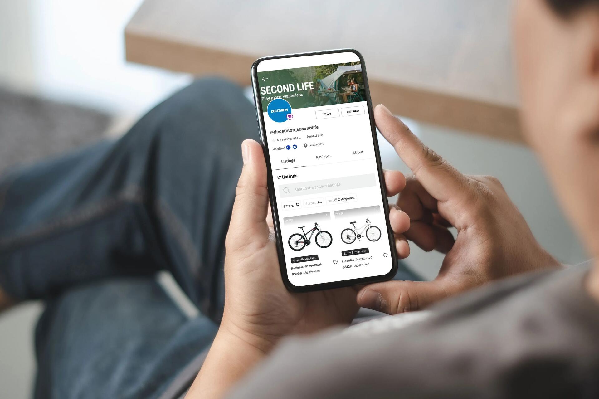 Decathlon partners with carousell