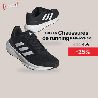 Profitez de -25% sur les chaussures de running Adidas Runfalcon 3.0