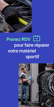 Réparation vélo en Atelier decathlon