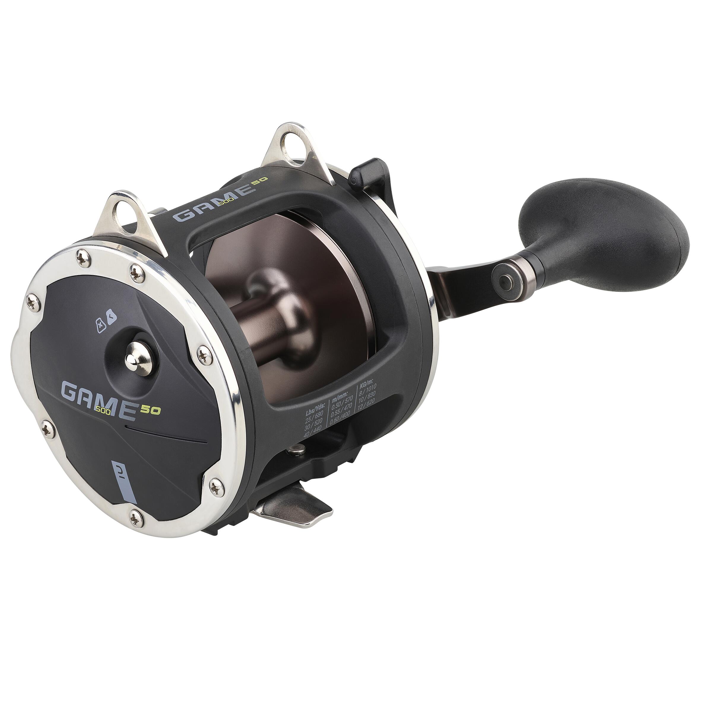 Saltwater trolling reels