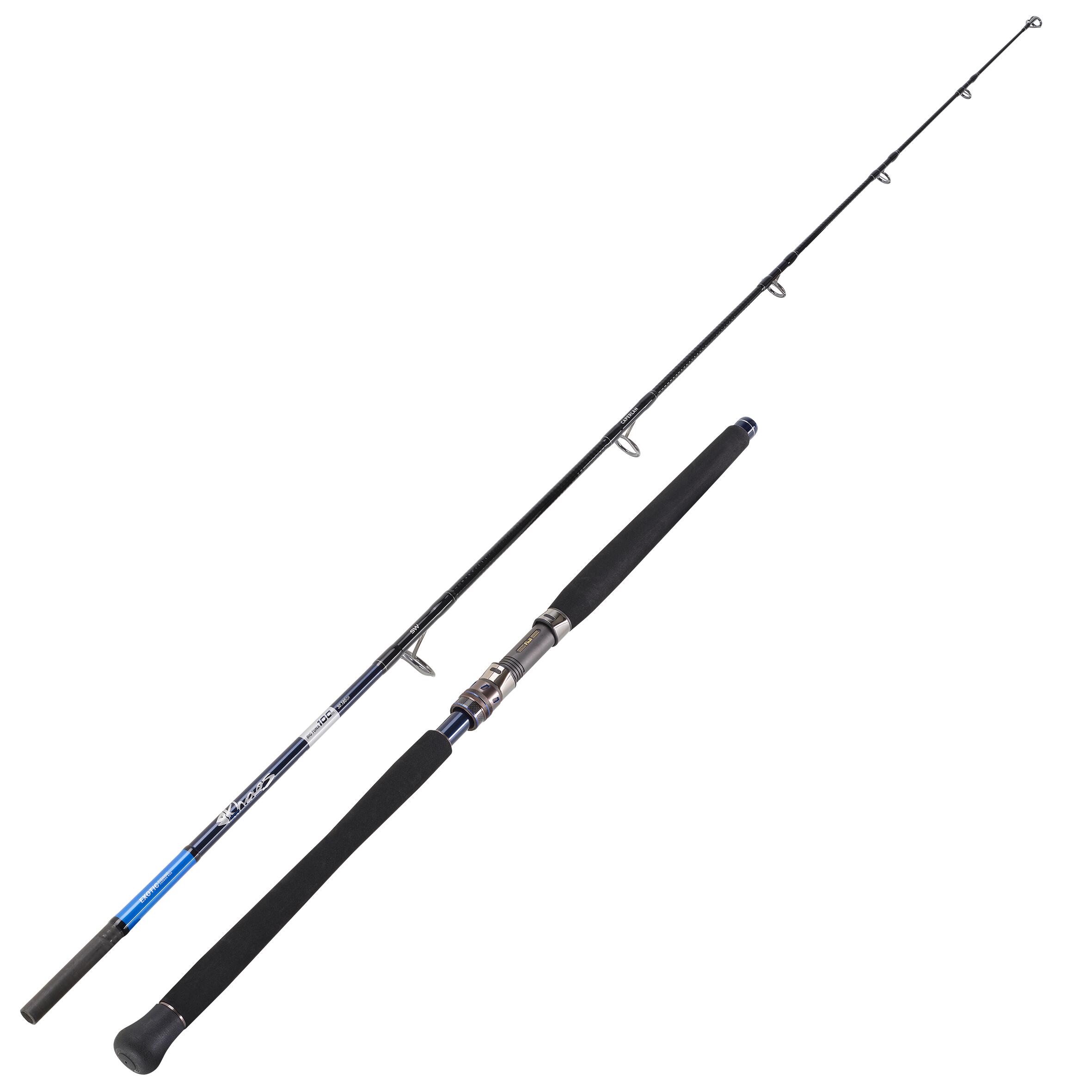 Saltwater lure fishing rods