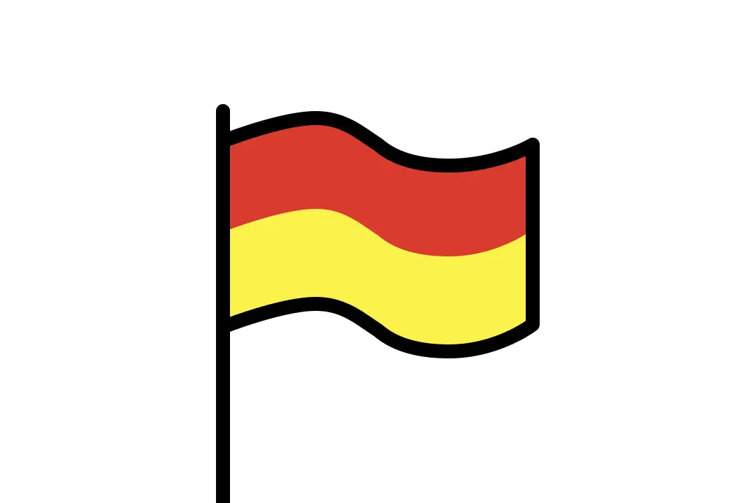 Wat betekent de rood-gele vlag op het strand?