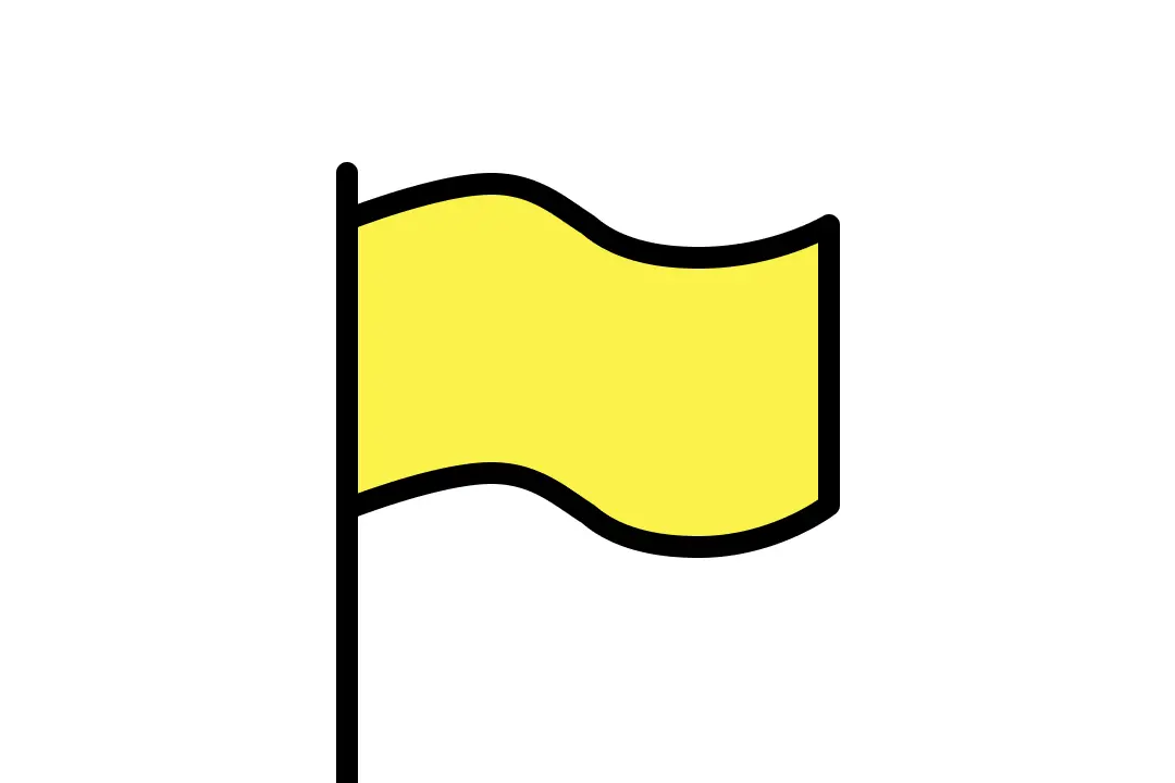 Wat betekent de gele vlag op het strand?