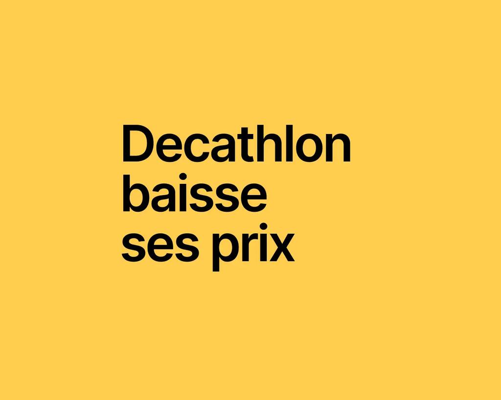 baisse de prix decathlon maroc