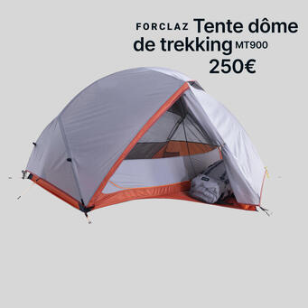 Tente dôme de trekking à 250€