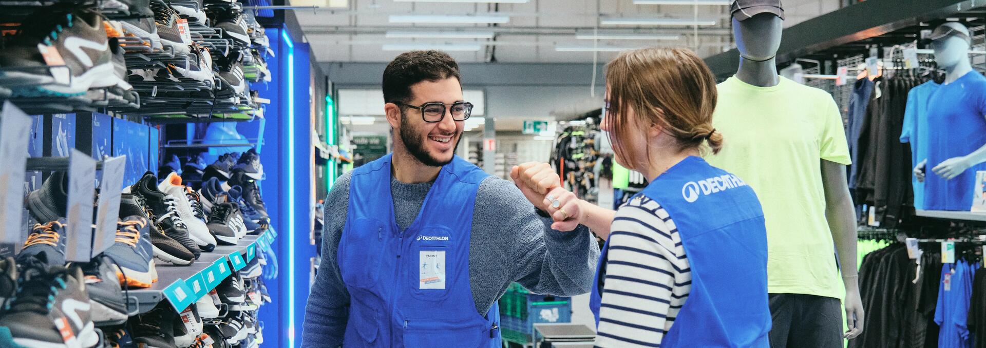 Photo coéquipier et coéquipière Decathlon